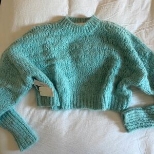 Wilfred Aqua Crew/Funnel Neck Sweater